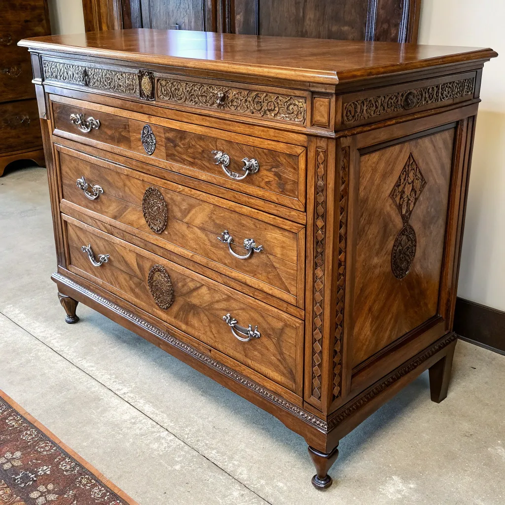 Antique Walnut Dresser